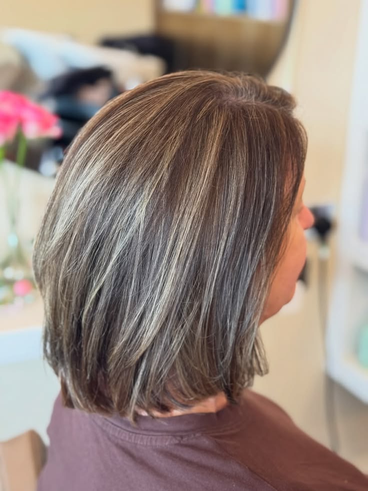 Cool Highlighted Brunette