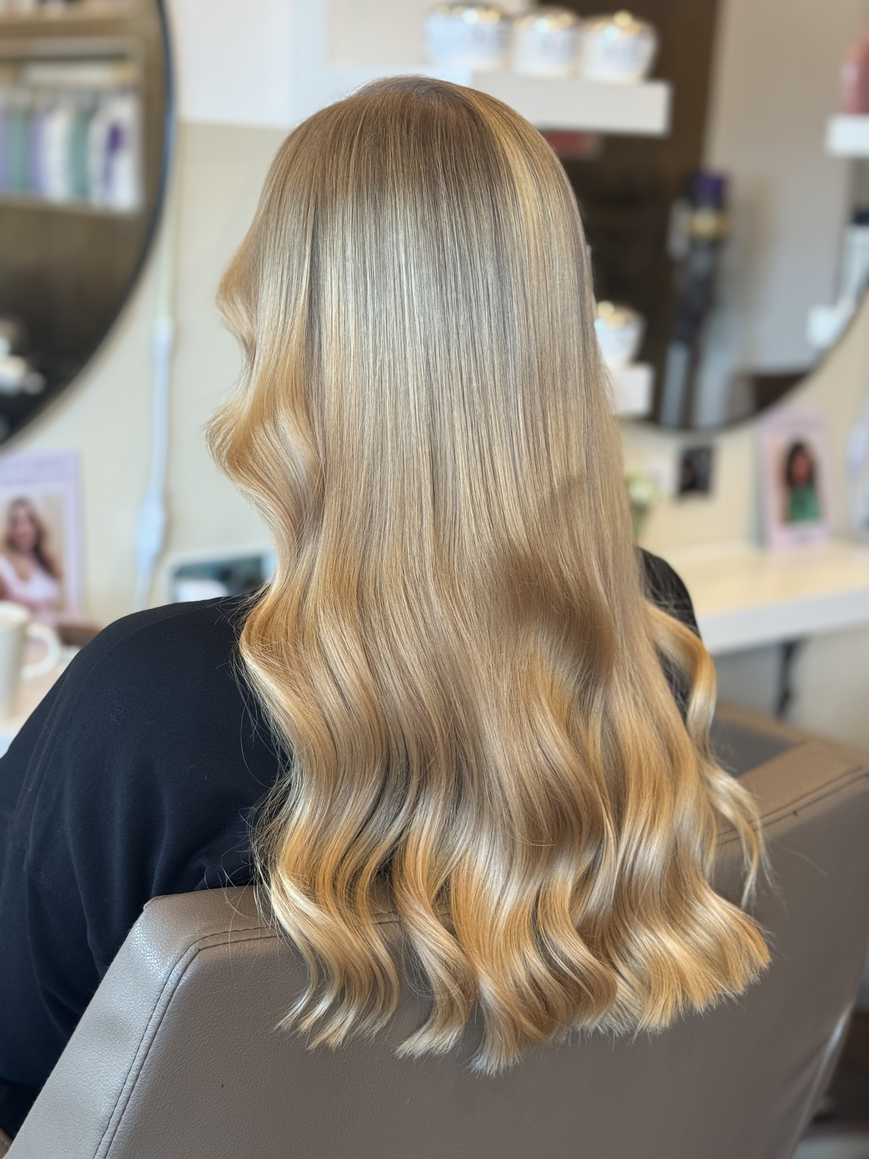 Long Blonde Waves
